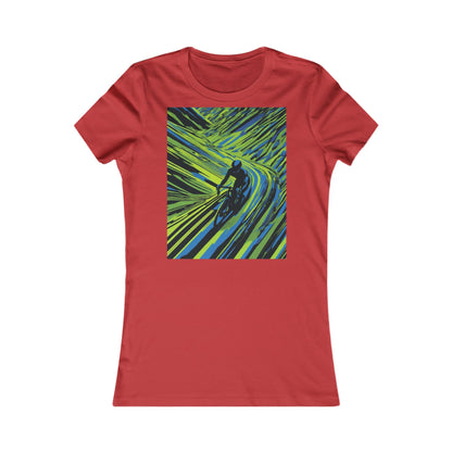 boostlete-am-crew-scene-cyclist-speed-isometric-0064 — Women's Favorite Tee (B+C 6004)
