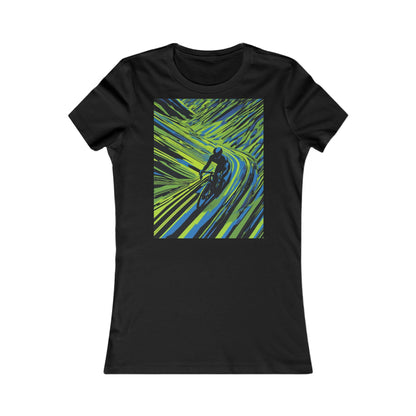 boostlete-am-crew-scene-cyclist-speed-isometric-0064 — Women's Favorite Tee (B+C 6004)