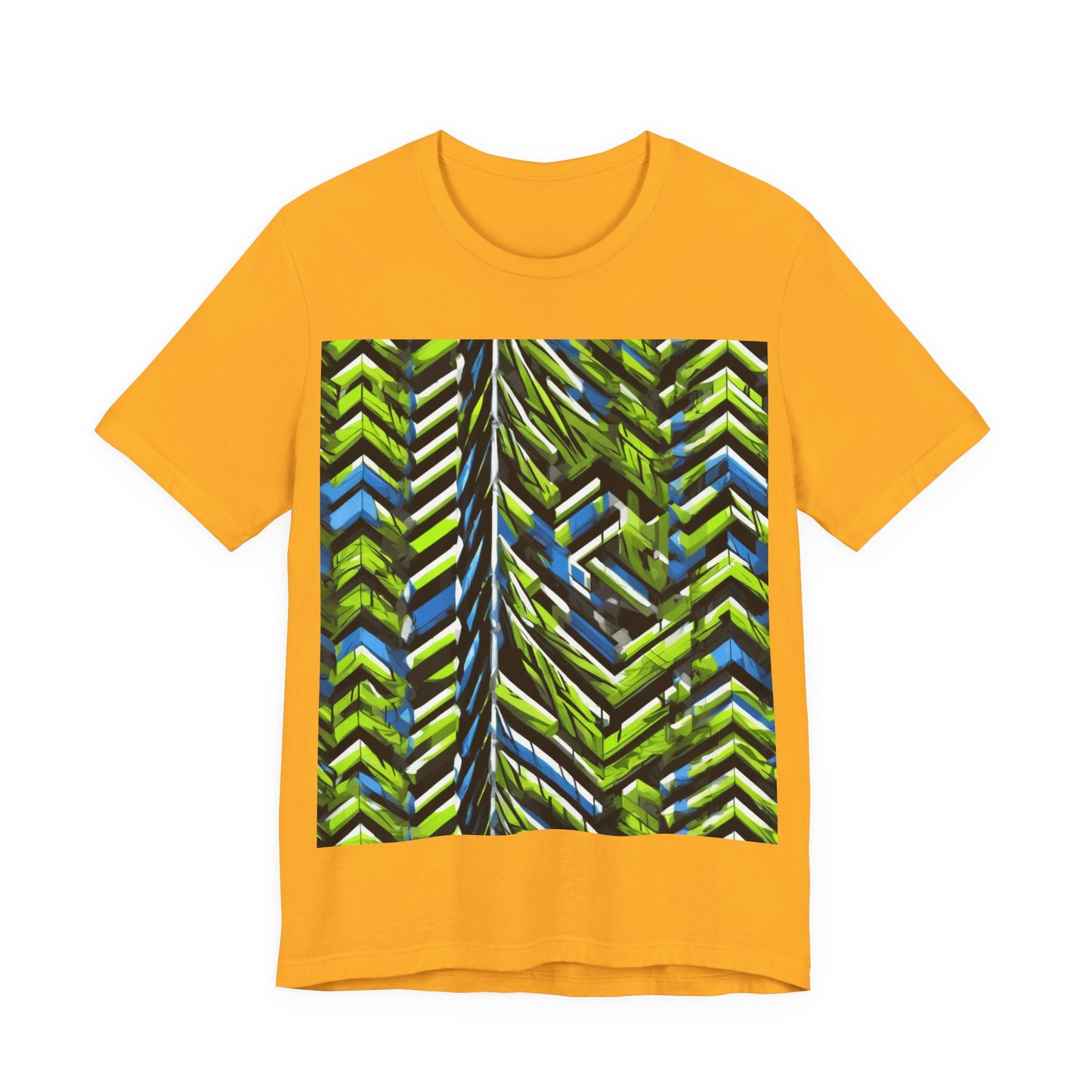 boostlete-rise-grind-pattern-chevron-isometric-0195 — Unisex Jersey Short Sleeve (B+C 3001)