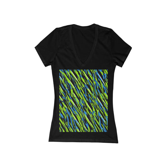 boostlete-iron-intent-pattern-sprint-vector-0219 — Women's Deep V-Neck Tee (B+C 6035)