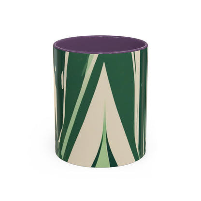 boostlete-quiet-power-icon-water-glitch-retro-0186 — Accent Mug 11oz/15oz