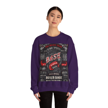 boostlete-boost-mode-type-build-the-base-micro-industrial-0785 — Unisex Heavy Blend Crewneck (G18000)