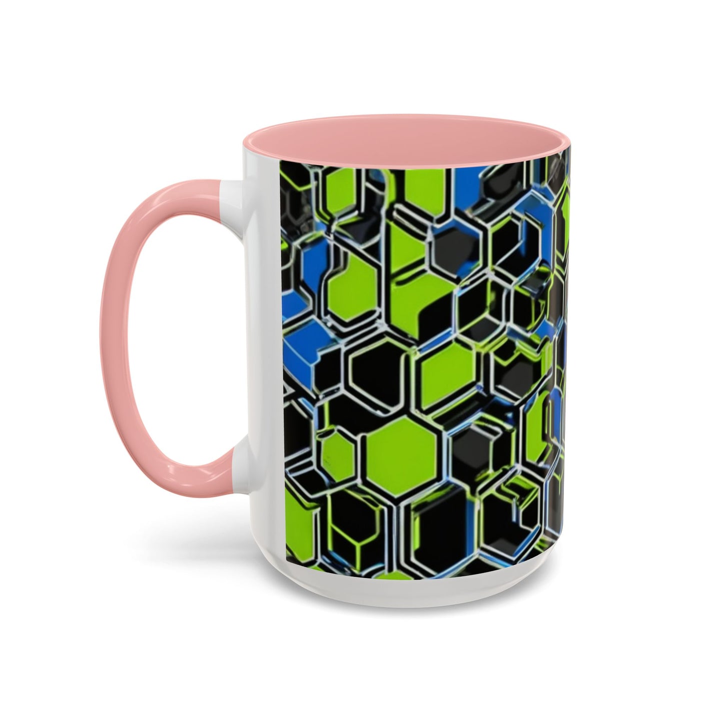 boostlete-recovery-progress-pattern-hex-blueprint-0007 — Accent Mug 11oz/15oz
