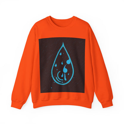 boostlete-iron-intent-icon-water-grainy-vector-0762 — Unisex Heavy Blend Crewneck (G18000)