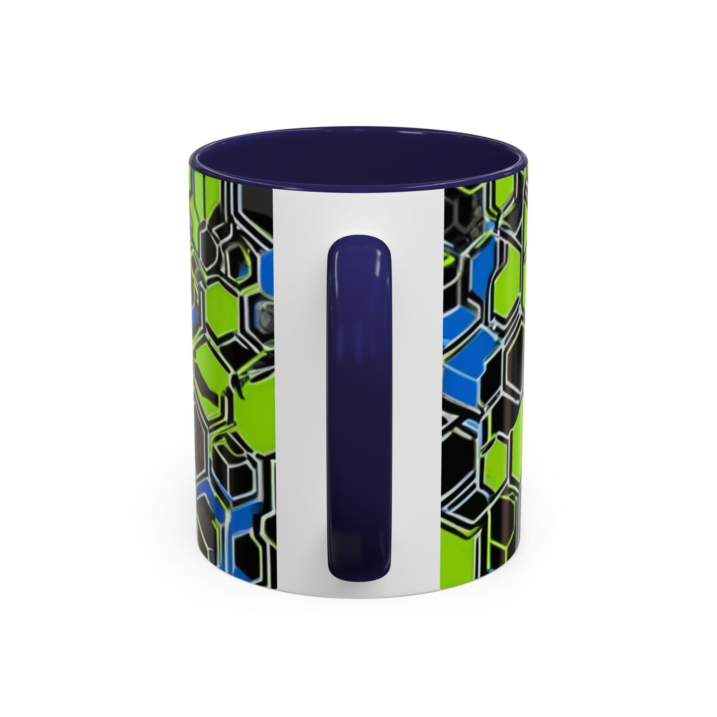 boostlete-recovery-progress-pattern-hex-blueprint-0007 — Accent Mug 11oz/15oz