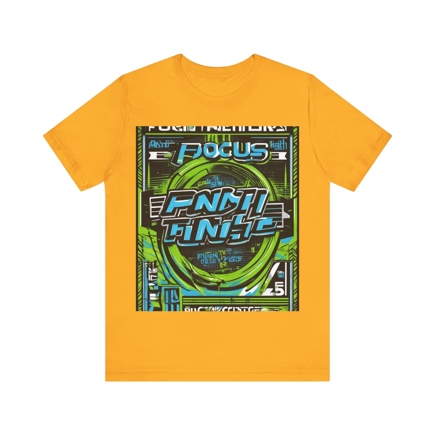 boostlete-iron-intent-type-focus-finish-big-retro-0177 — Unisex Jersey Short Sleeve (B+C 3001)