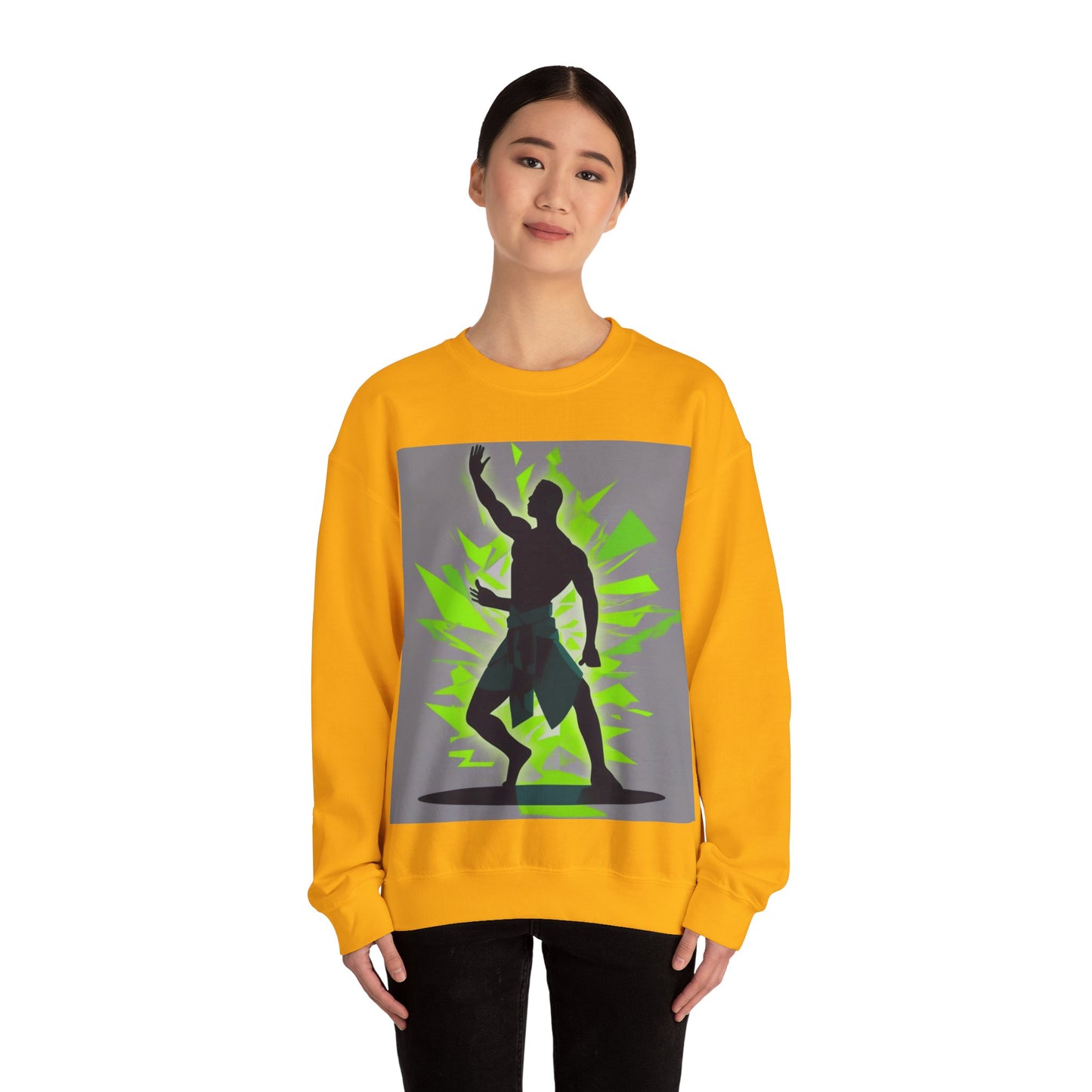 boostlete-mile-by-mile-scene-yogi-offset-isometric-0972 — Unisex Heavy Blend Crewneck (G18000)