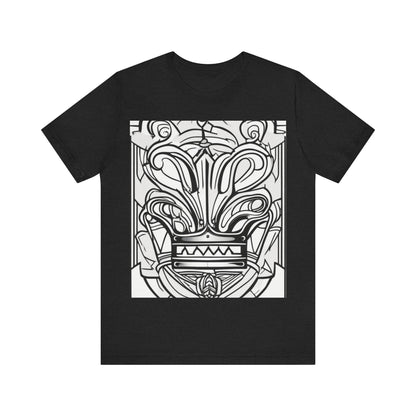 boostlete-boost-mode-icon-crown-offset-line-art-0190 — Unisex Jersey Short Sleeve (B+C 3001)