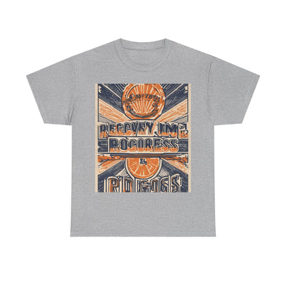 boostlete-boost-mode-type-recovery-progress-outline-over-solid-badge-0161 — Unisex Heavy Cotton Tee (Gildan 5000)