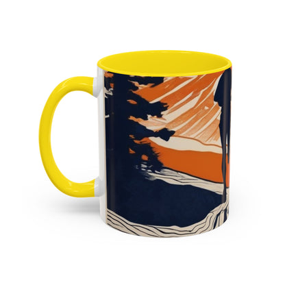boostlete-iron-intent-scene-trail-glitch-badge-0100 — Accent Mug 11oz/15oz