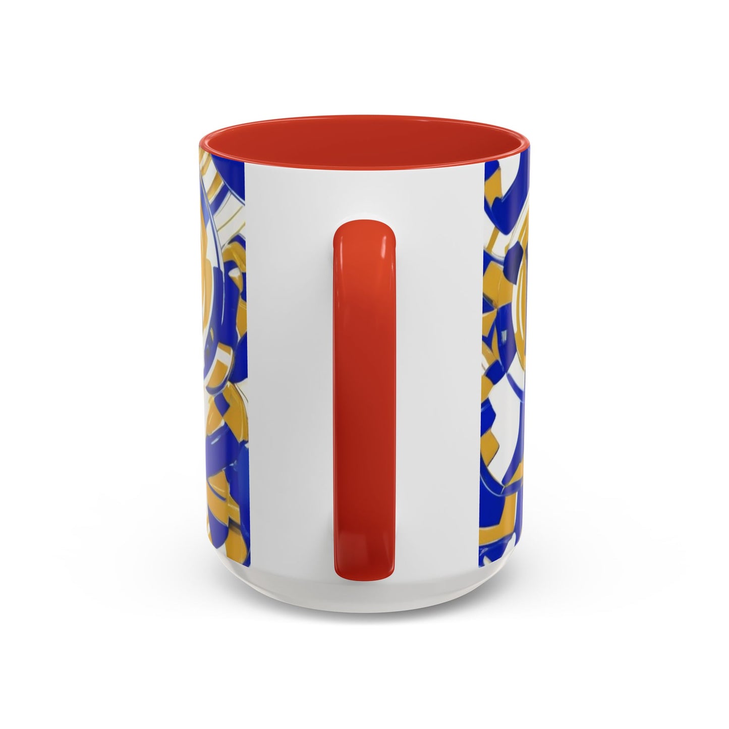 boostlete-field-day-icon-barbell-grainy-line-art-0906 — Accent Mug 11/15oz