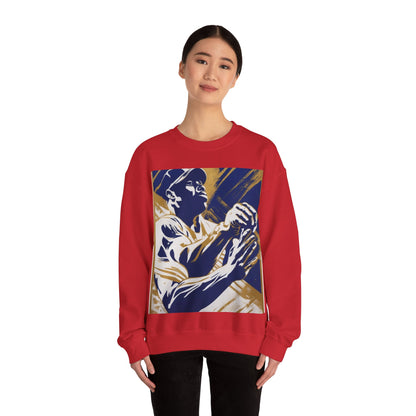 boostlete-pr-season-scene-athlete-high-industrial-0160 — Unisex Heavy Blend Crewneck Sweatshirt (Gildan)