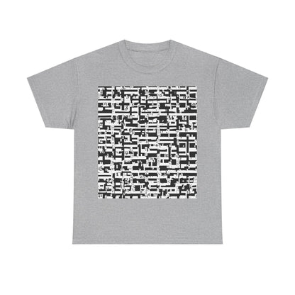 boostlete-iron-intent-pattern-plate-number-badge-0171 — Unisex Heavy Cotton Tee (Gildan 5000)