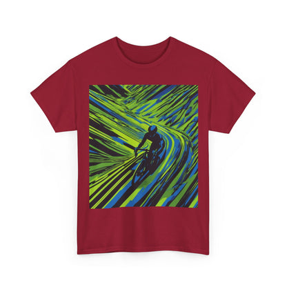 boostlete-am-crew-scene-cyclist-speed-isometric-0064 — Unisex Heavy Cotton Tee (Gildan 5000)