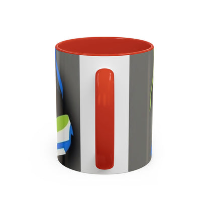 boostlete-quiet-power-icon-sneaker-duotone-paper-0066 — Accent Mug 11oz/15oz