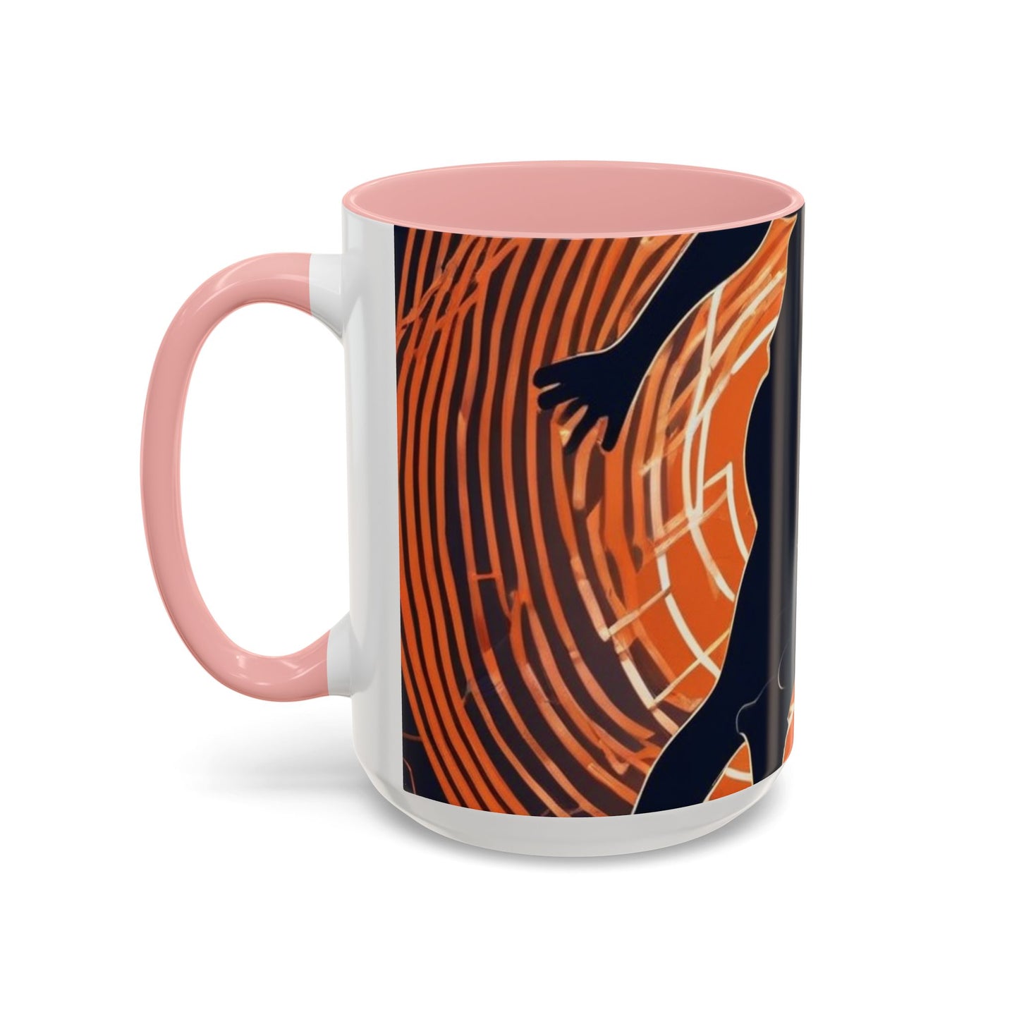 boostlete-iron-intent-scene-hurdler-neon-modern-0264 — Accent Mug 11oz/15oz