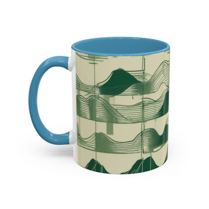 boostlete-mile-by-mile-pattern-audio-blueprint-0971 — Accent Mug 11/15oz