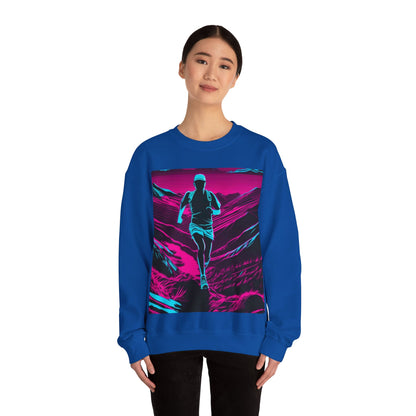 boostlete-am-crew-scene-trail-high-modern-0980 — Unisex Heavy Blend Crewneck (G18000)