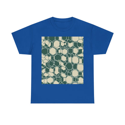 boostlete-iron-intent-pattern-hex-blueprint-0271 — Unisex Heavy Cotton Tee (Gildan 5000)
