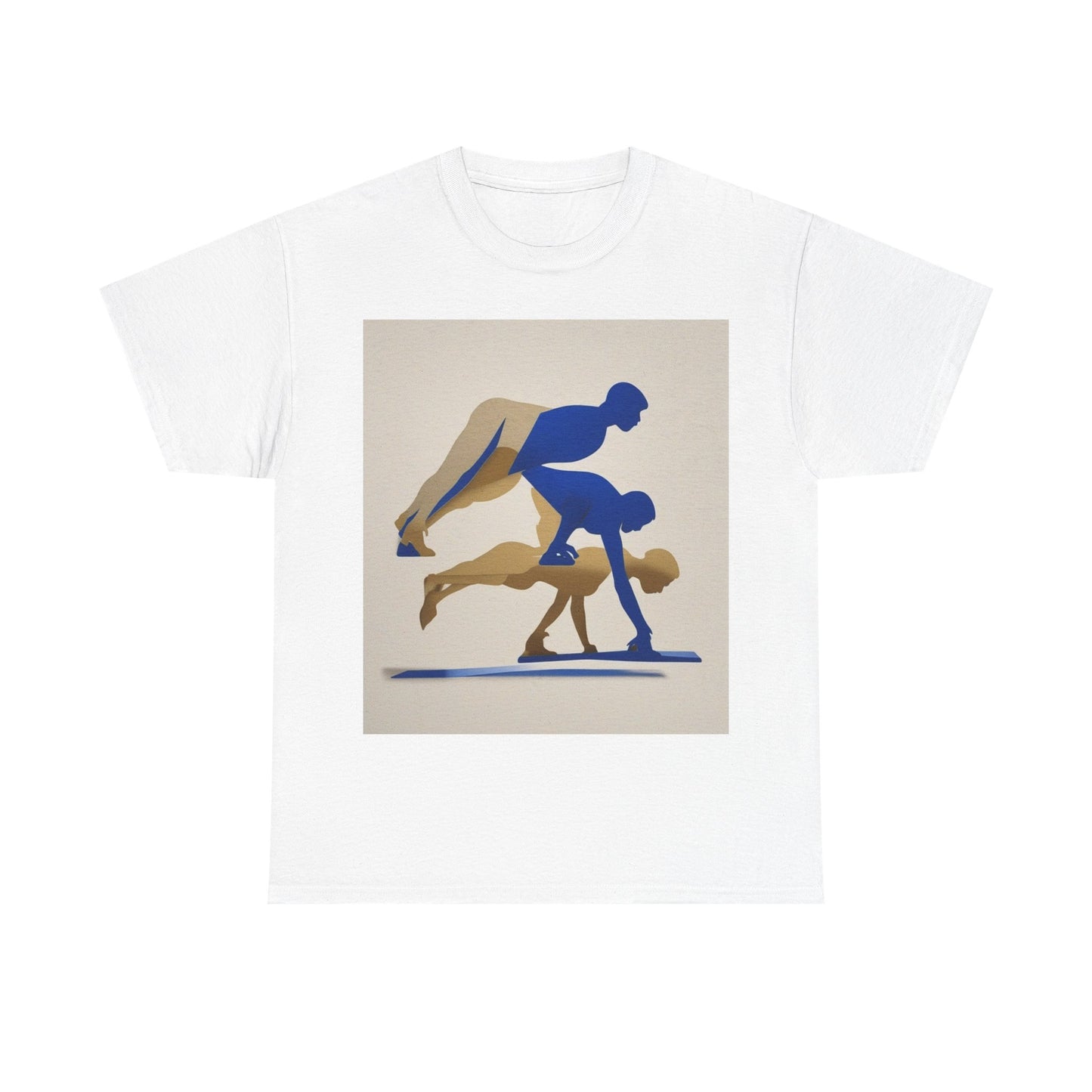 boostlete-mile-by-mile-scene-push-up-duotone-paper-0040 — Unisex Heavy Cotton Tee (Gildan 5000)