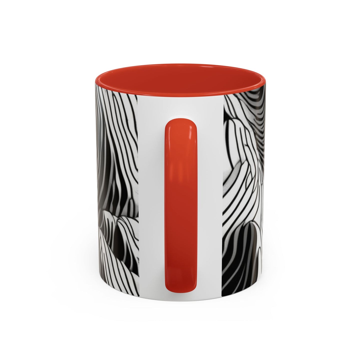 boostlete-field-day-pattern-topographic-isometric-0211 — Accent Mug 11oz/15oz