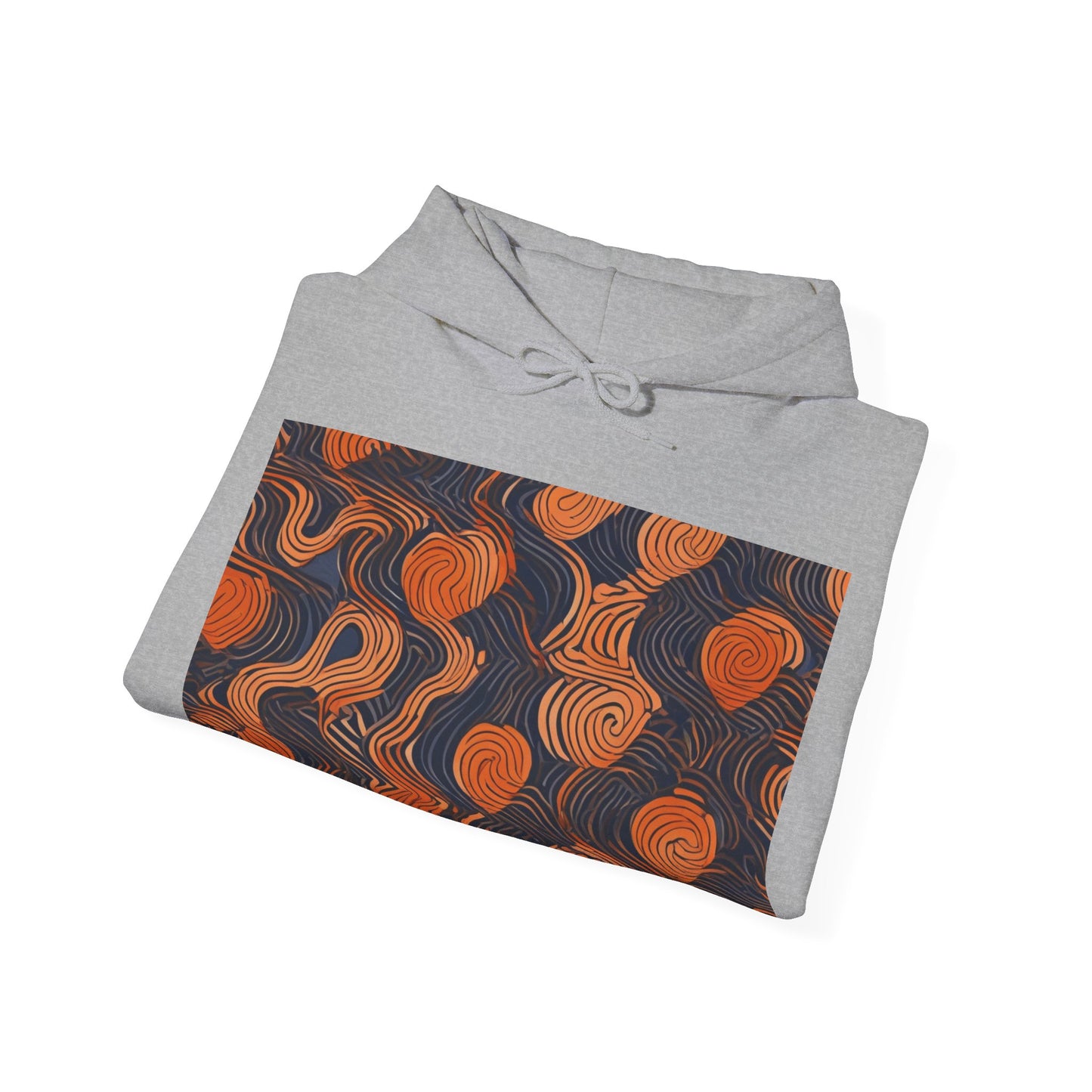 boostlete-iron-intent-pattern-topographic-engraved-0019 — Unisex Heavy Blend Hooded Sweatshirt (Gildan)