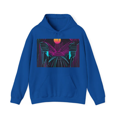 boostlete-rise-grind-icon-sunrise-motion-paper-0962 — Unisex Heavy Blend Hoodie (G18500)