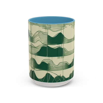 boostlete-mile-by-mile-pattern-audio-blueprint-0971 — Accent Mug 11/15oz