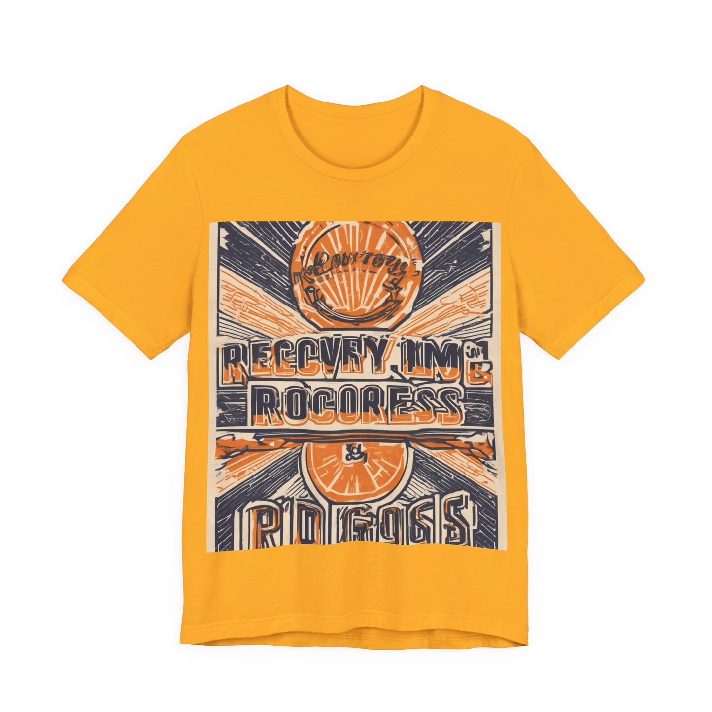 boostlete-boost-mode-type-recovery-progress-outline-over-solid-badge-0161 — Unisex Jersey Short Sleeve (B+C 3001)