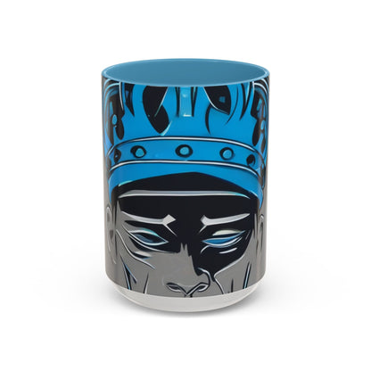 boostlete-am-crew-icon-crown-grainy-monoline-0022 — Accent Mug 11oz/15oz