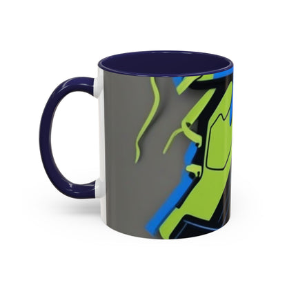 boostlete-quiet-power-icon-sneaker-duotone-paper-0066 — Accent Mug 11oz/15oz