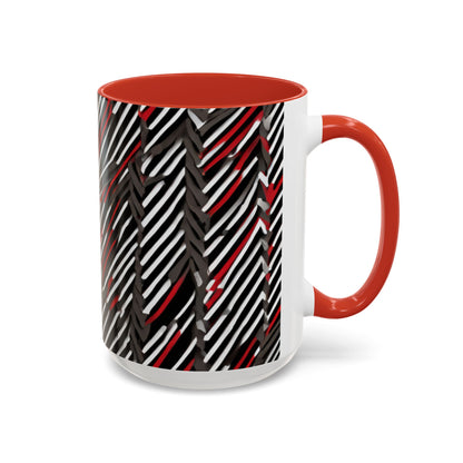 boostlete-field-day-pattern-diagonal-paper-0287 — Accent Mug 11oz/15oz
