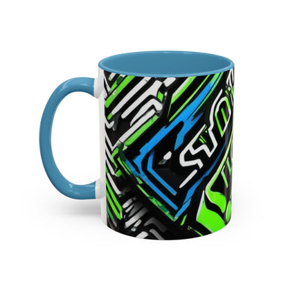boostlete-am-crew-type-stronger-signals-diagonal-badge-1077 — Accent Mug 11/15oz