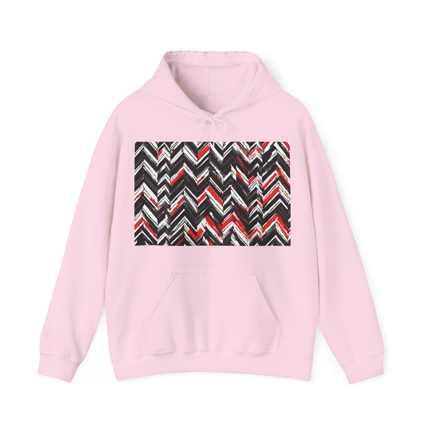 boostlete-am-crew-pattern-chevron-geometric-0659 — Unisex Heavy Blend Hoodie (G18500)
