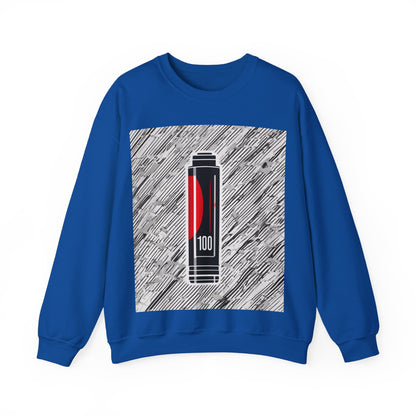 boostlete-rise-grind-icon-battery-motion-badge-0266 — Unisex Heavy Blend Crewneck Sweatshirt (Gildan)