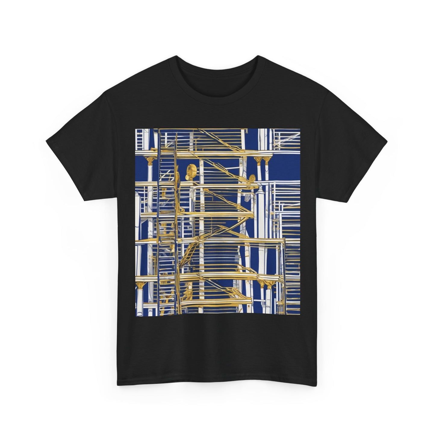 boostlete-rise-grind-icon-ladder-high-engraved-0238 — Unisex Heavy Cotton Tee (Gildan 5000)