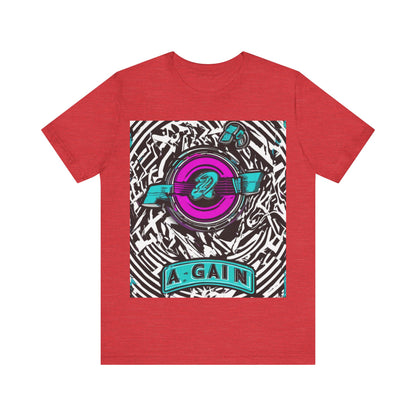 boostlete-boost-mode-type-again-badge-monoline-0293 — Unisex Jersey Short Sleeve (B+C 3001)