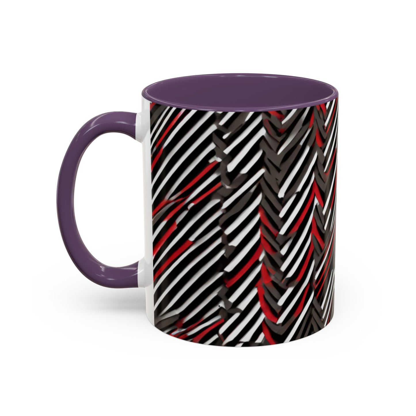 boostlete-field-day-pattern-diagonal-paper-0287 — Accent Mug 11oz/15oz