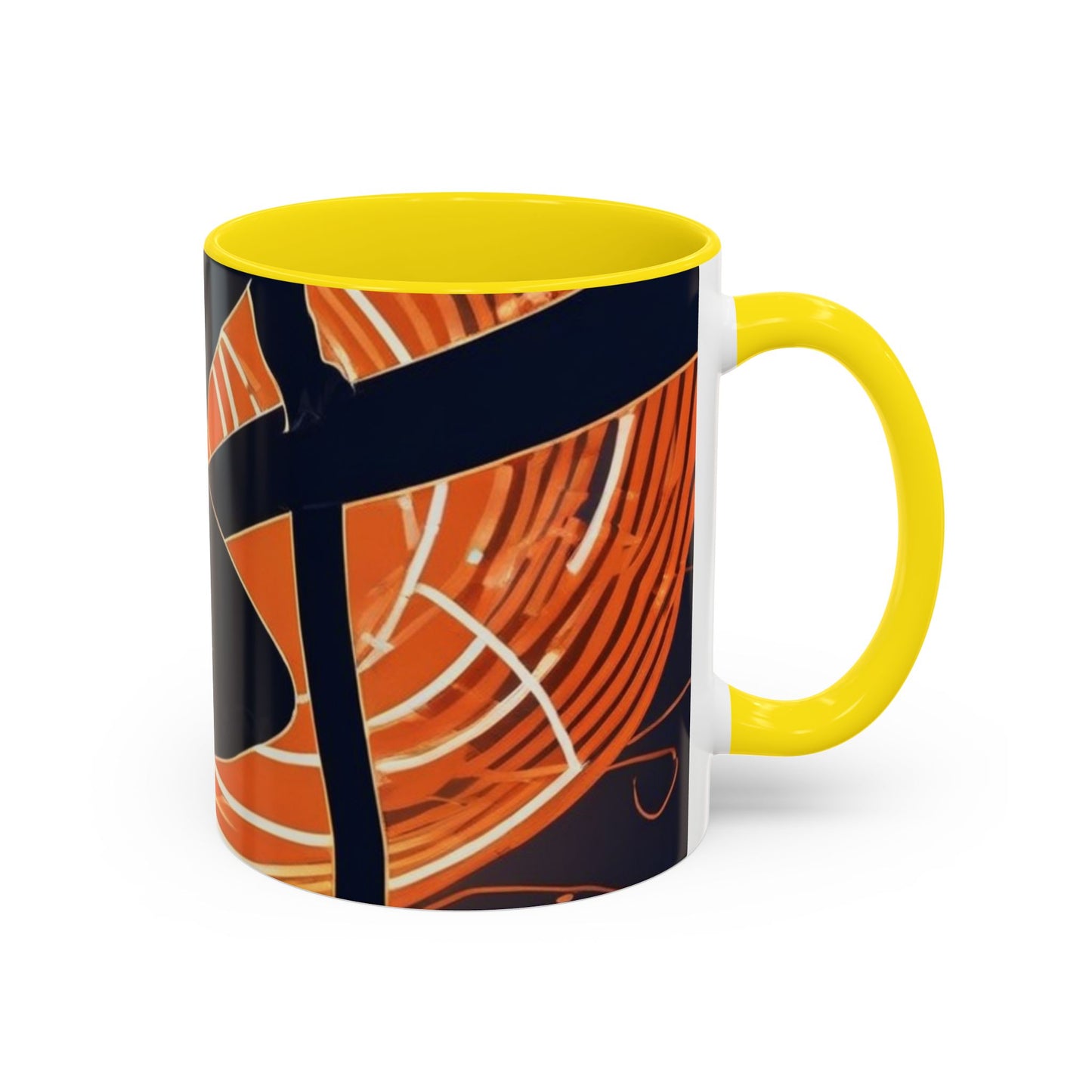 boostlete-iron-intent-scene-hurdler-neon-modern-0264 — Accent Mug 11oz/15oz