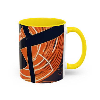 boostlete-iron-intent-scene-hurdler-neon-modern-0264 — Accent Mug 11oz/15oz