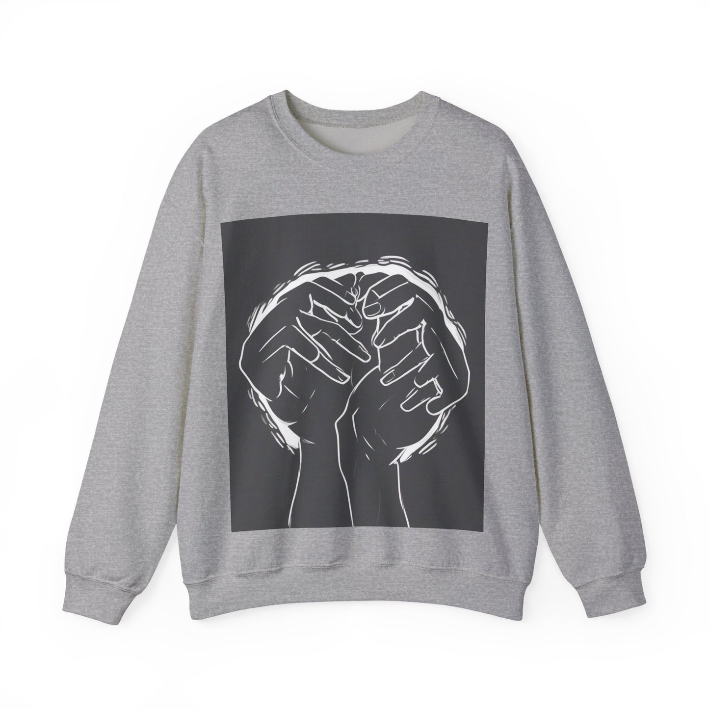 boostlete-am-crew-scene-athlete-high-modern-0308 — Unisex Heavy Blend Crewneck Sweatshirt (Gildan)