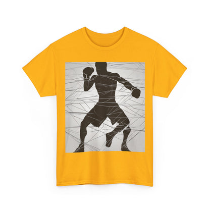 boostlete-mile-by-mile-scene-boxer-motion-geometric-0028 — Unisex Heavy Cotton Tee (Gildan 5000)