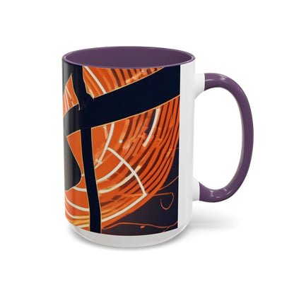 boostlete-iron-intent-scene-hurdler-neon-modern-0264 — Accent Mug 11oz/15oz