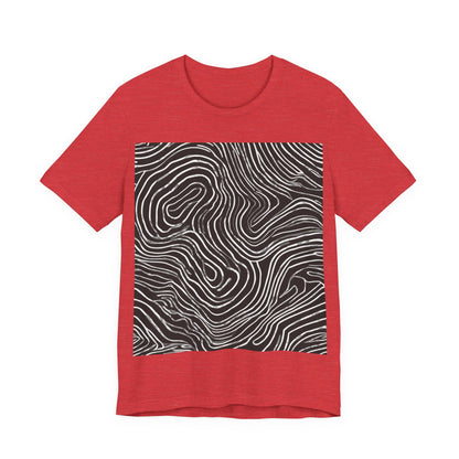 boostlete-field-day-pattern-topographic-badge-0307 — Unisex Jersey Short Sleeve (B+C 3001)