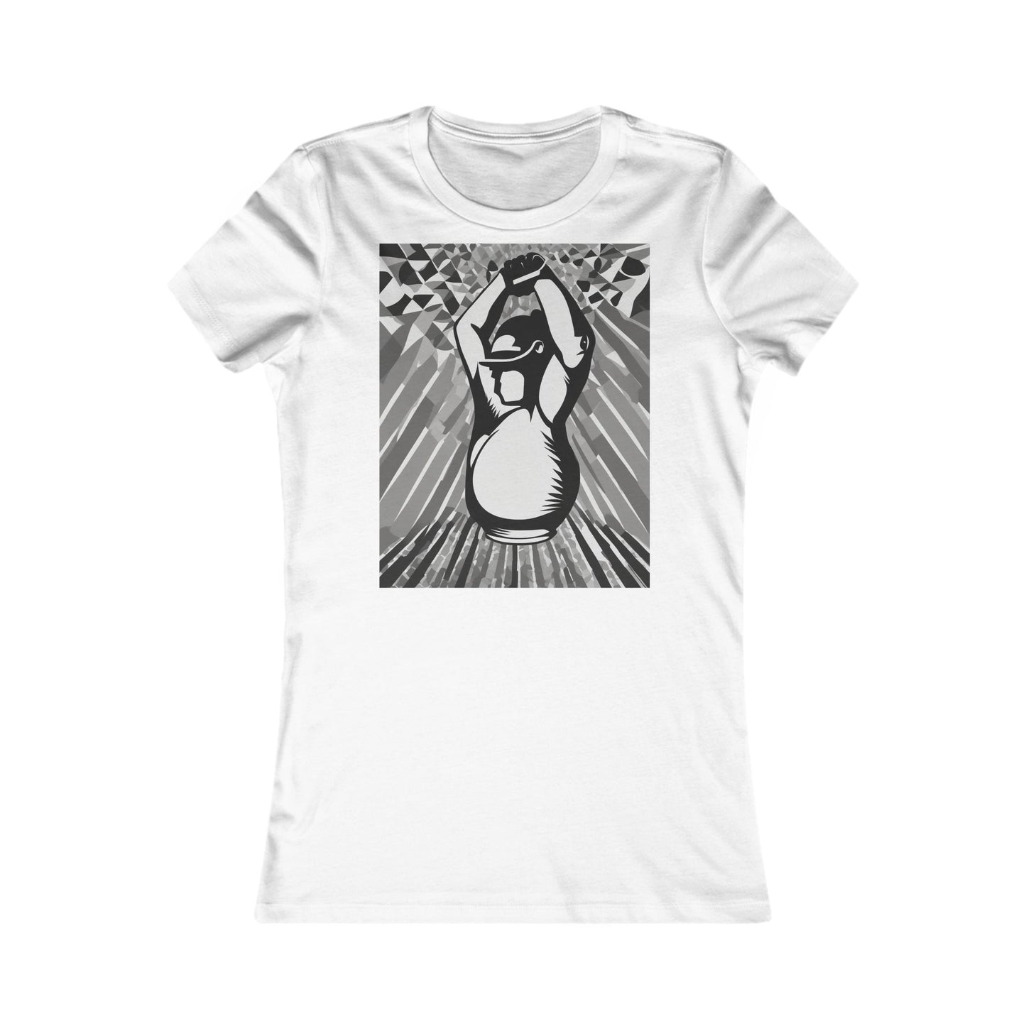 boostlete-iron-intent-scene-kettlebell-grainy-modern-0276 — Women's Favorite Tee (B+C 6004)