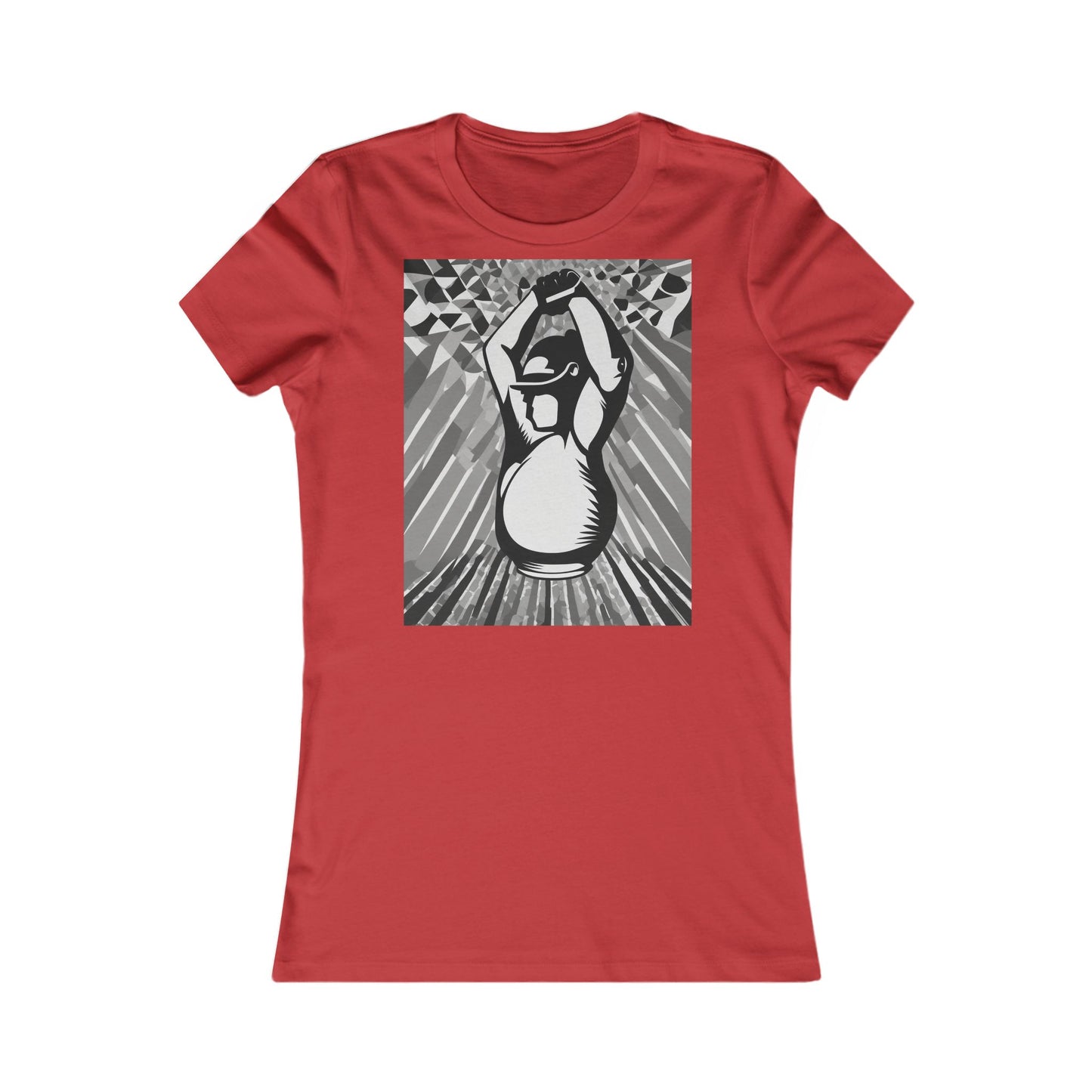 boostlete-iron-intent-scene-kettlebell-grainy-modern-0276 — Women's Favorite Tee (B+C 6004)