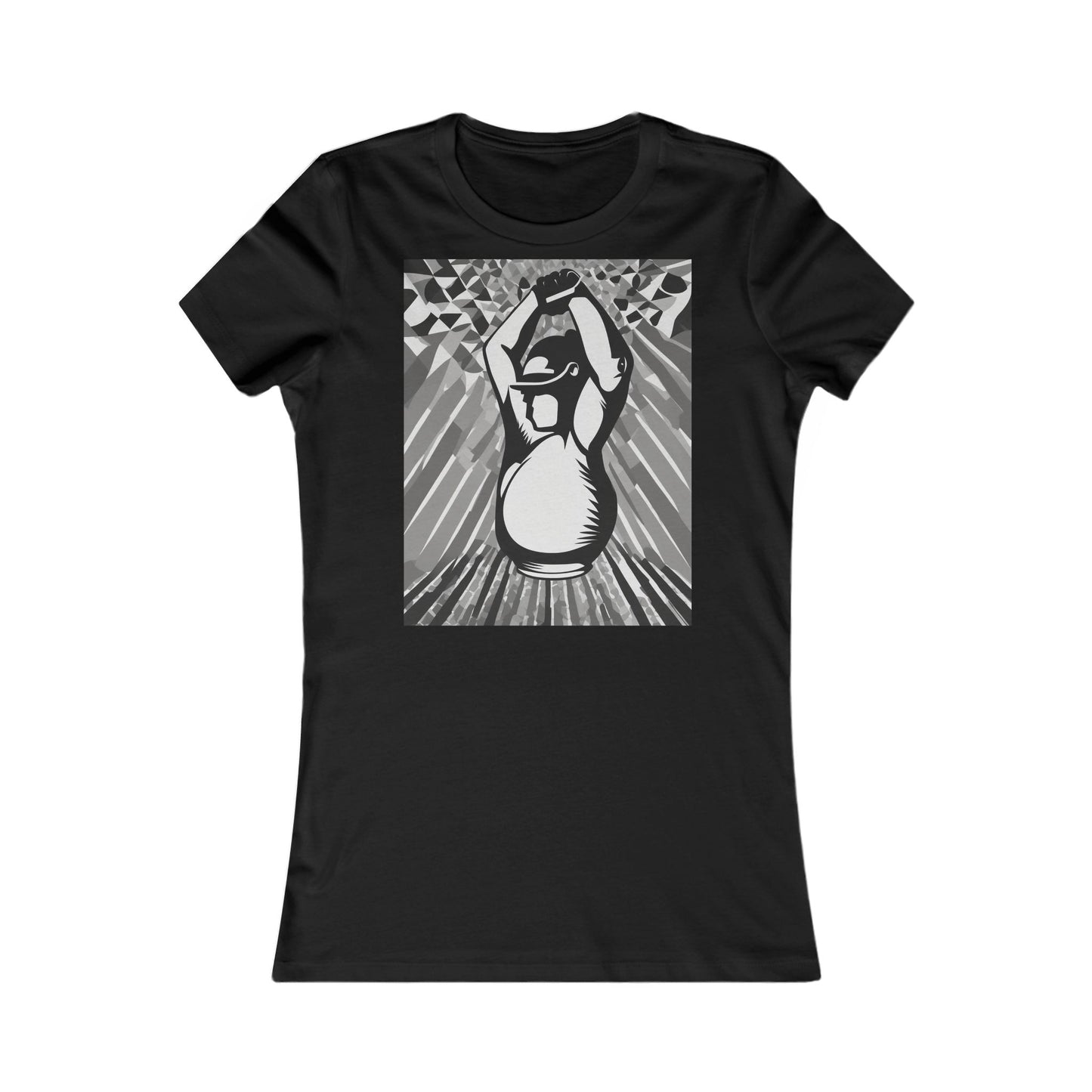 boostlete-iron-intent-scene-kettlebell-grainy-modern-0276 — Women's Favorite Tee (B+C 6004)