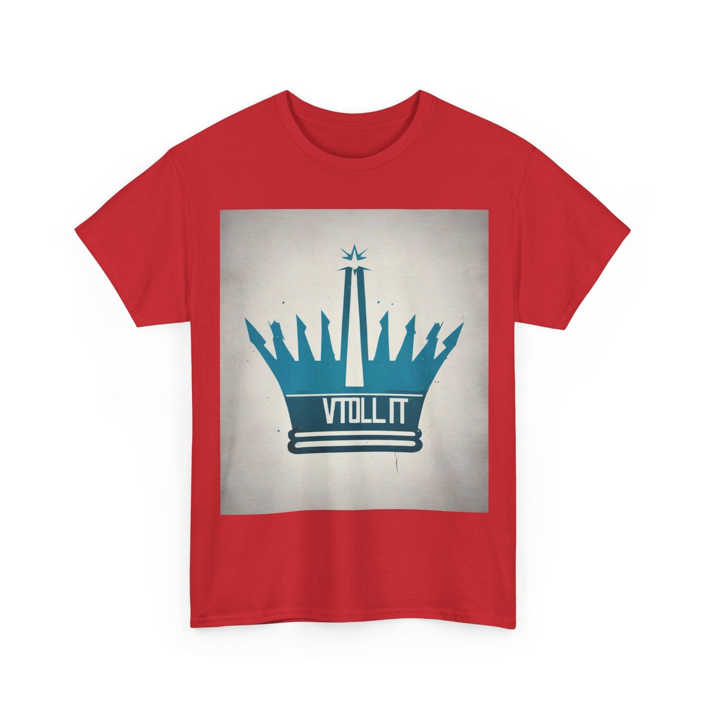 boostlete-am-crew-icon-crown-matte-industrial-0058 — Unisex Heavy Cotton Tee (Gildan 5000)
