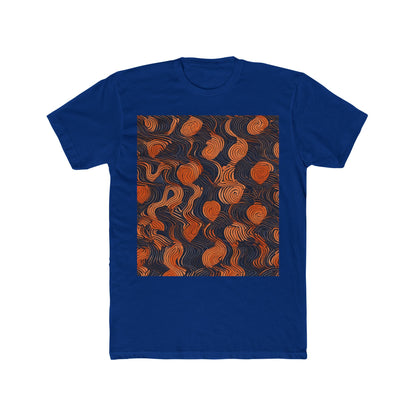 boostlete-iron-intent-pattern-topographic-engraved-0019 — Unisex Cotton Crew Tee (NL 3600)
