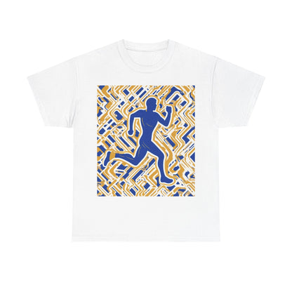 boostlete-pr-season-icon-runner-outline-industrial-0170 — Unisex Heavy Cotton Tee (Gildan 5000)